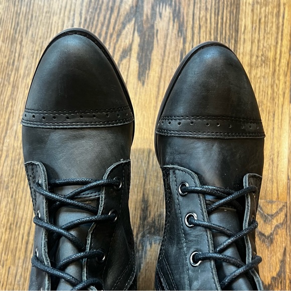 Jeffrey Campbell x Free People Black Joe Lace-Up OTK Boots - Picture 9 of 15